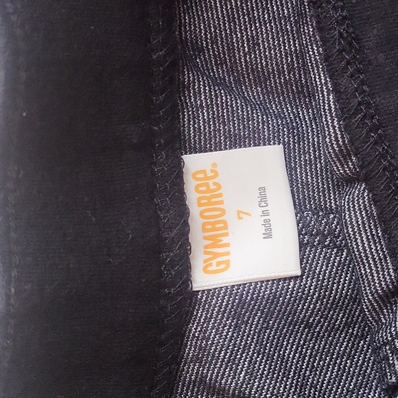 GYMBOREE Girl's black pants with zipper front pockets size 7 - Picture 4 of 6
